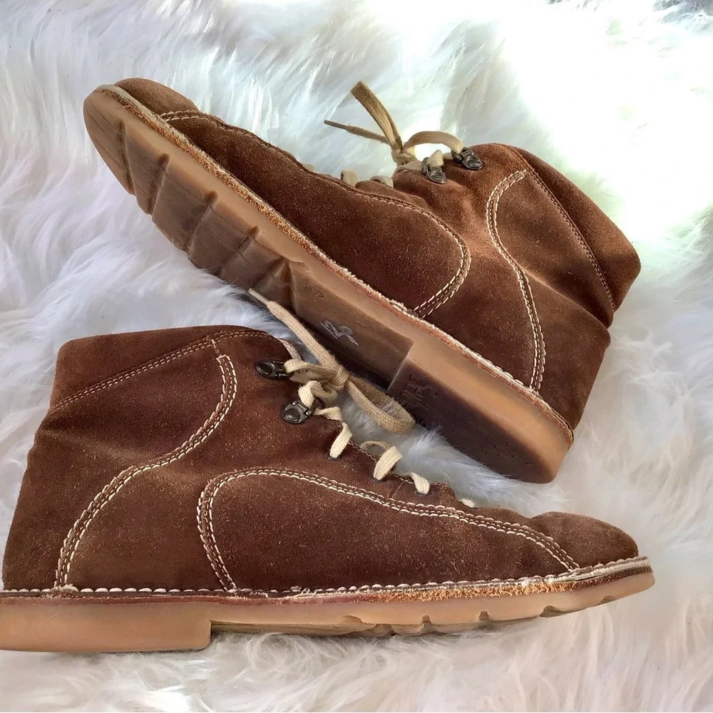 Josef Seibel Brown Suede Chukka Boots Cozy Lined Ankle Boots